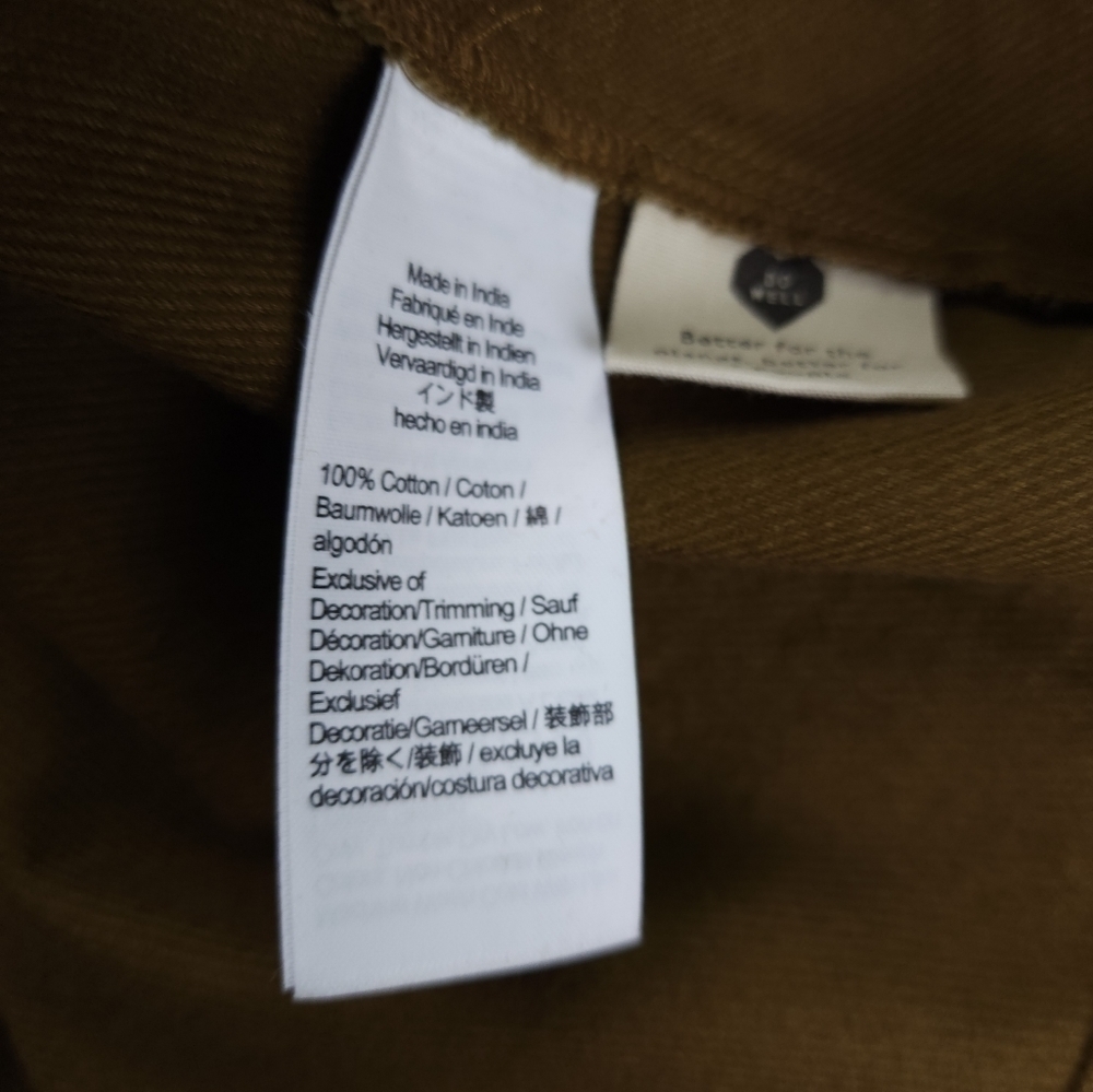 New Madewell Olive Fit Flare Dress Size S - Picture 5 of 11